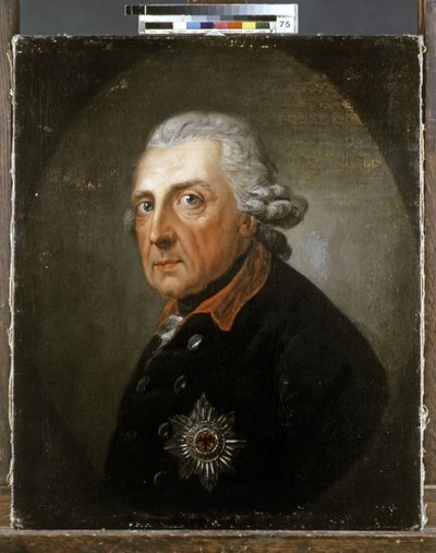 Friedrich II. von Preußen "Der Große" König von Preußen (1712-1786) von Anton Graff