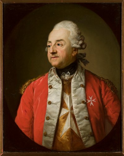 Porträt von Johann N. Schaffgotsch in Militäruniform von Anton Graff