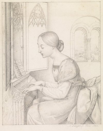 Heilige Cäcilia von Anton Josef Dräger