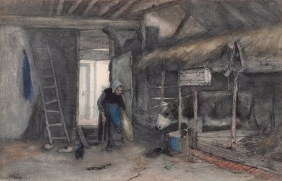 Morgenarbeiten, ca. 1845-65 von Anton Mauve