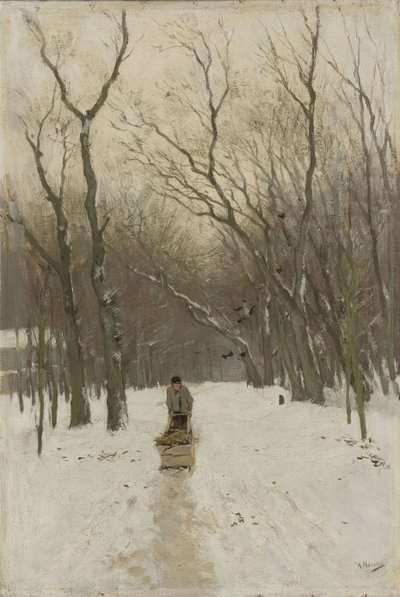 Winter im Scheveninger Wald von Anton Mauve
