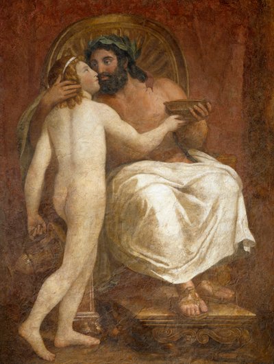 Jupiter küsst Ganymed von Anton Raphael Mengs