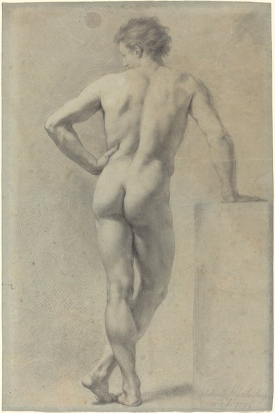 Studie eines männlichen Aktes von Anton Raphael Mengs