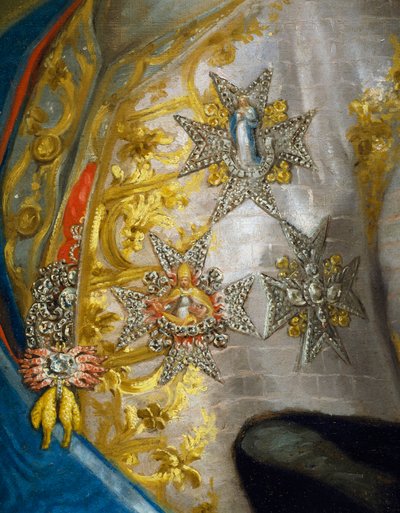 Porträt von Don Luis Antonio Jaime de Bourbon (Detail) von Anton Raphael Mengs