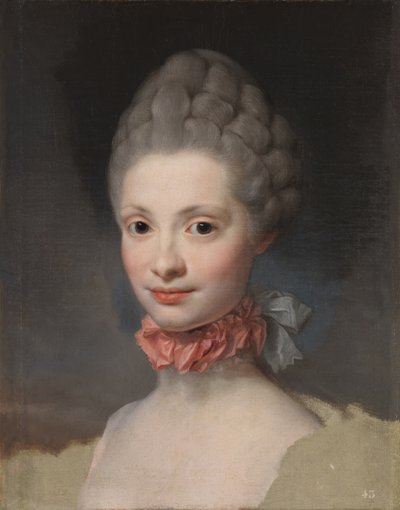Porträt von Maria Luisa von Parma als Prinzessin von Asturien, 1765 von Anton Raphael Mengs