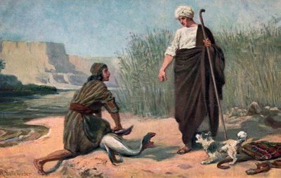 Tobias und der Engel von Anton Robert Leinweber