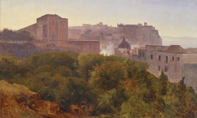 Francavilla-Wald in Chiatamone, ca. 1824 von Anton Sminck Pitloo