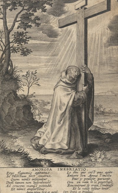 Amorosa Inebriatio aus Das Leben des Heiligen Johannes vom Kreuz von Anton Wierix