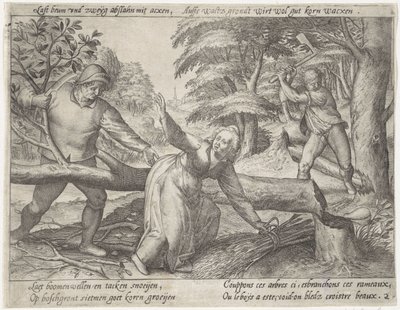 Rodung des Waldes von Antonie Wierix (II) (possibly)
