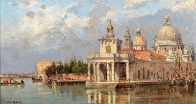 Dogana und Santa Maria della Salute von Antonietta Brandeis