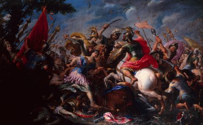 Die Schlacht der Amazonen von Antonio (circle of) Tempesta