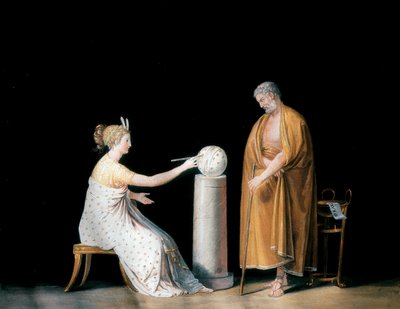Die Muse Urania und Thales von Antonio Canova