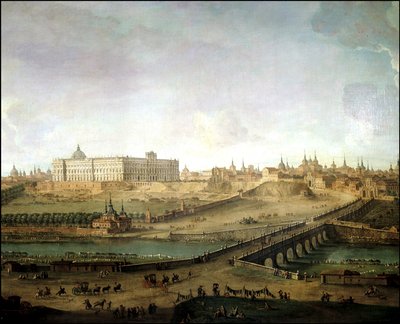 Königspalast von Madrid von Antonio Joli