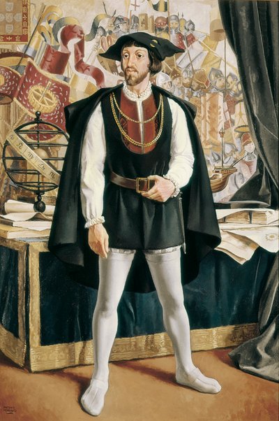 Porträt von Johann II. von Portugal von Antonio Menendez