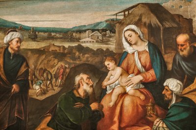 Anbetung der Könige (Detail) von Antonio Palma