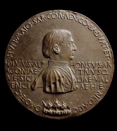 Medaille von Alfons V. von Aragon von Antonio Pisanello