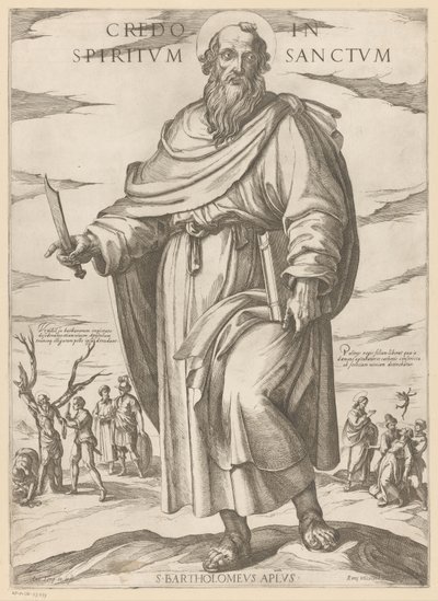 Der heilige Bartholomäus von Antonio Tempesta