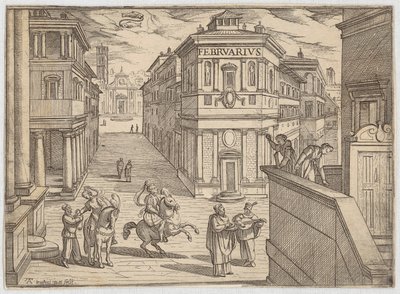 Februar von Antonio Tempesta
