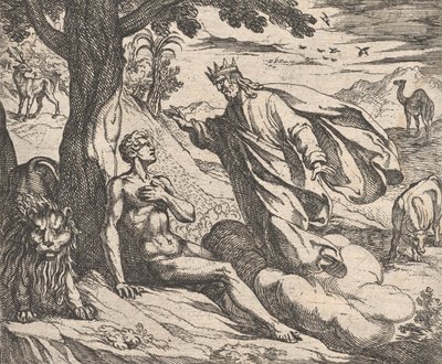 Tafel 2: Die Erschaffung des Menschen Hominis creatio, aus Ovids 