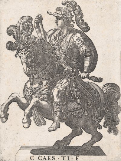 Tafel 4: Kaiser Gaius zu Pferd, aus 