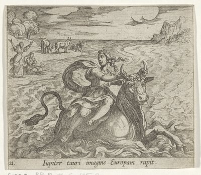 Raub der Europa von Antonio Tempesta