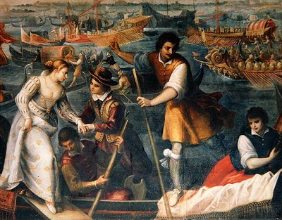 Die Landung von Catarino Cornaro in Venedig im Jahr 1489 von Antonio Vassilacchi