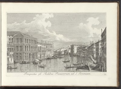 Ansicht des Canal Grande in Venedig von Antonio Visentini