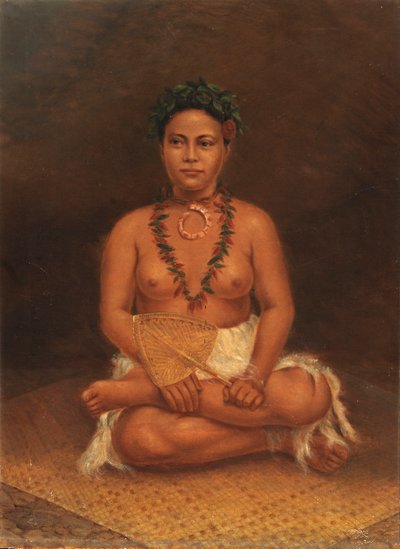 Samoanische Frau, ca. 1890-1899 von Antonio Zeno Shindler