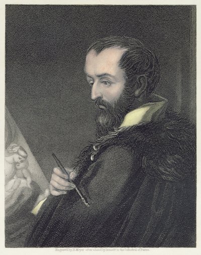 Selbstporträt, graviert von Henry Meyer, veröffentlicht von William Mackenzie von Antonio da Correggio