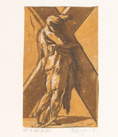 Heiliger Andreas (Christus und die zwölf Apostel) von Antonio da Trento (attributed to)