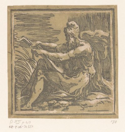 Mann mit Laute von Antonio da Trento