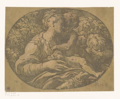 Maria mit Kind und Johannes dem Täufer von Antonio da Trento