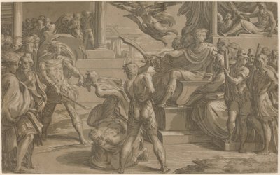 Das Martyrium der Heiligen Petrus und Paulus von Antonio da Trento