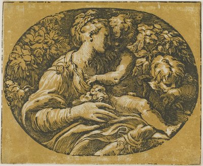 Die Jungfrau, das Christkind und der heilige Johannes von Antonio da Trento