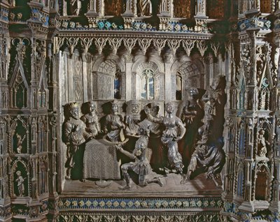 Fest des Herodes mit dem Tanz der Salome, Altar von Argento, 1478 von Antonio di Salvi
