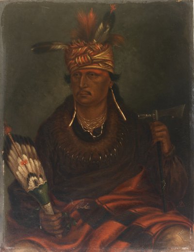 Chetan-woa-kutoa-mang (Der Falke, der zu Fuß jagt) von Antonion Zeno Shindler