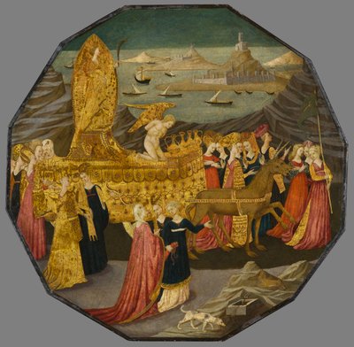 Der Triumph der Keuschheit, ca. 1450-1460 von Apollonio di Giovanni di Tommaso