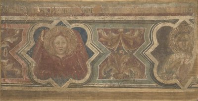 Dekorativer Rand, ca. 1390 von Aretino Spinello