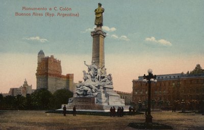 Denkmal für Christoph Kolumbus in Buenos Aires, Argentinien von Argentinian Photographer