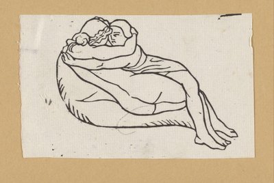Daphnis und Chloë zusammen liegend von Aristide Maillol