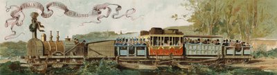 Erster Zug von Brüssel nach Mechelen, Belgien, 1835 von Armand Jean Heins