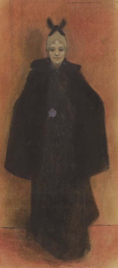 Elegante stehend, 1893 von Armand Rassenfosse