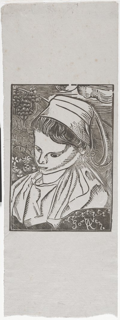 Bretonne de Pont-Aven (Bretonische Frau aus Pont-Aven) ca. 1896 von Armand Séguin