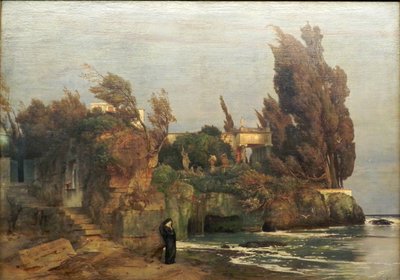 Villa am Meer, Version II von Arnold Böcklin
