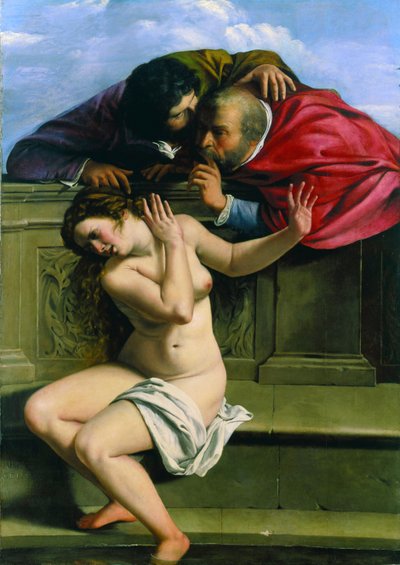 Susanna und die Ältesten von Artemisia Gentileschi