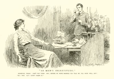 Wie Undank des Menschen (Gravur) von Arthur (after) Hopkins