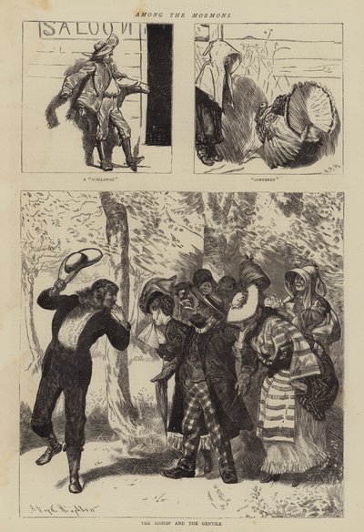 Unter den Mormonen von Arthur Boyd Houghton