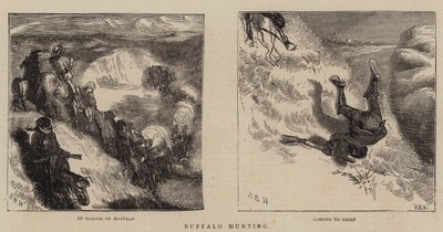 Büffeljagd von Arthur Boyd Houghton