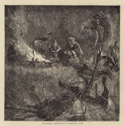 Büffeljagd, Camping von Arthur Boyd Houghton