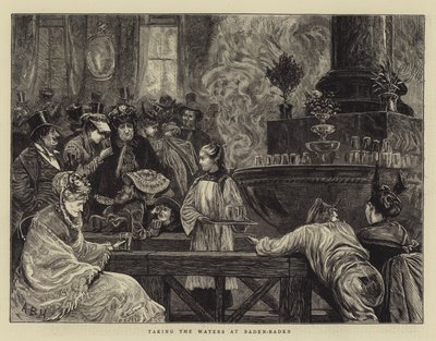 Kuraufenthalt in Baden-Baden von Arthur Boyd Houghton